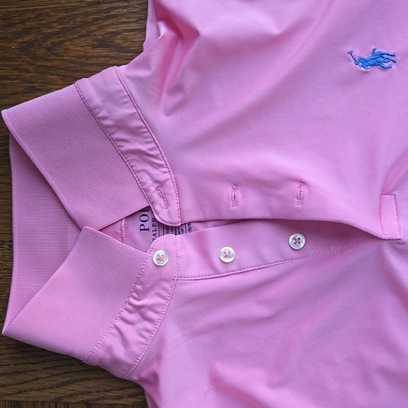 Polo Ralph Lauren Performance Classic Fit Pink Golf Shirt Size Medium, NWOT - Picture 4 of 11